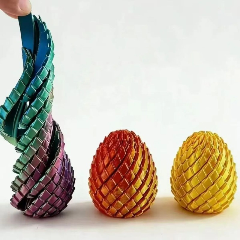 3D Printing Egg - The new 3D printed spiral dragon