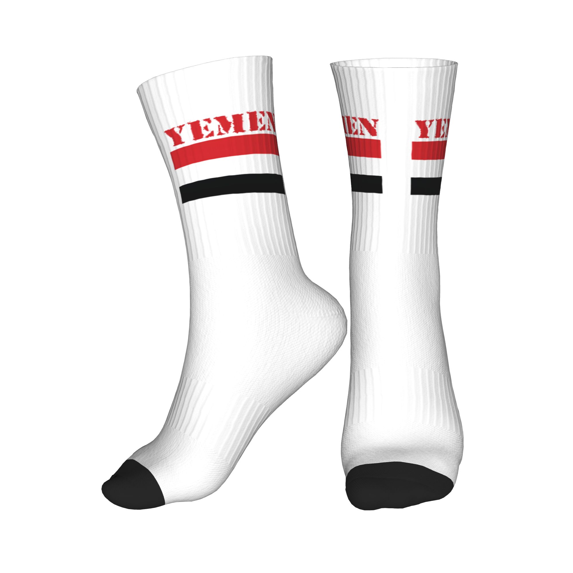 3D Printing Youtube - Cute Mens Yemen Flag Dress Socks