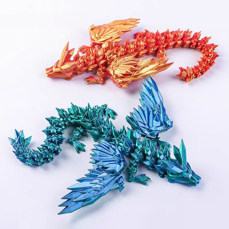 3D Printing Egg - 3D Printed Articulated Magic Dragon Poseable