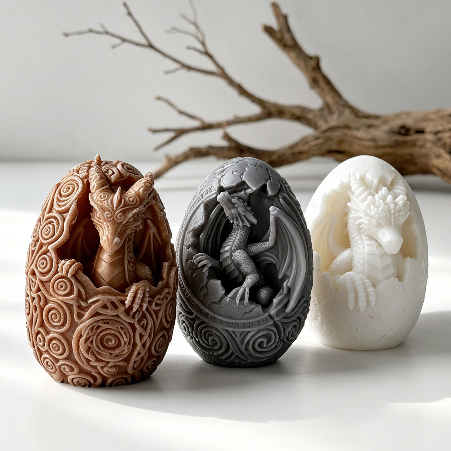 3D Printing Egg - 3D DIY Dinosaur Egg Candle Mold
