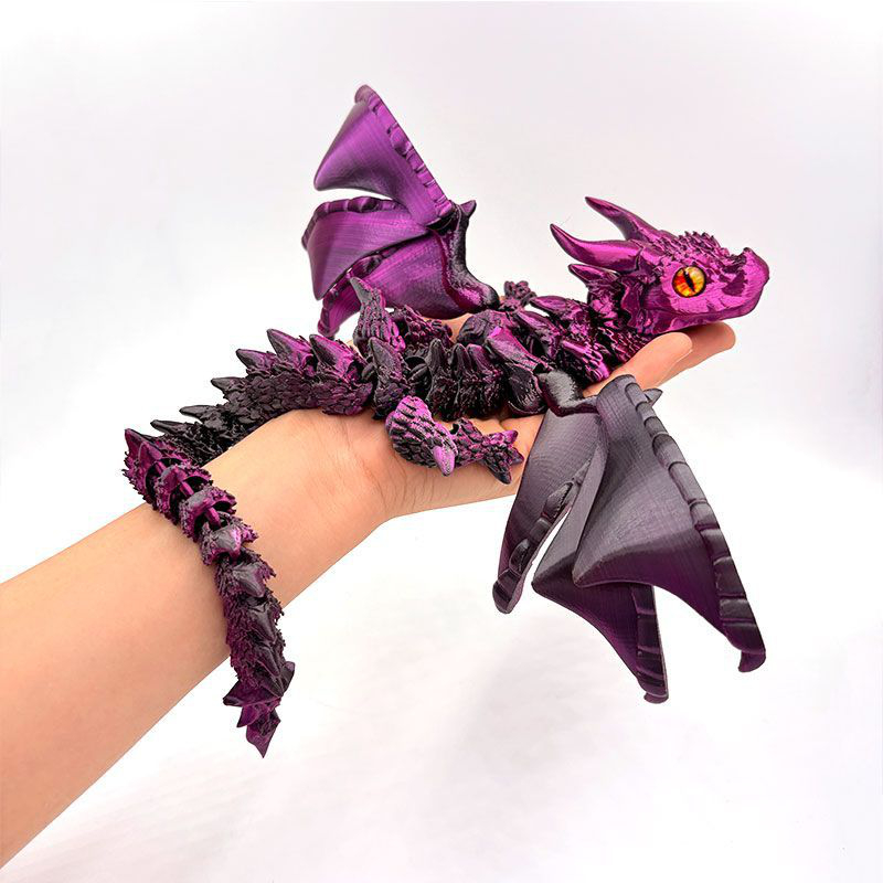 3D Printing Ultem - 3D Printed Winged Carriage Dragon Figurine