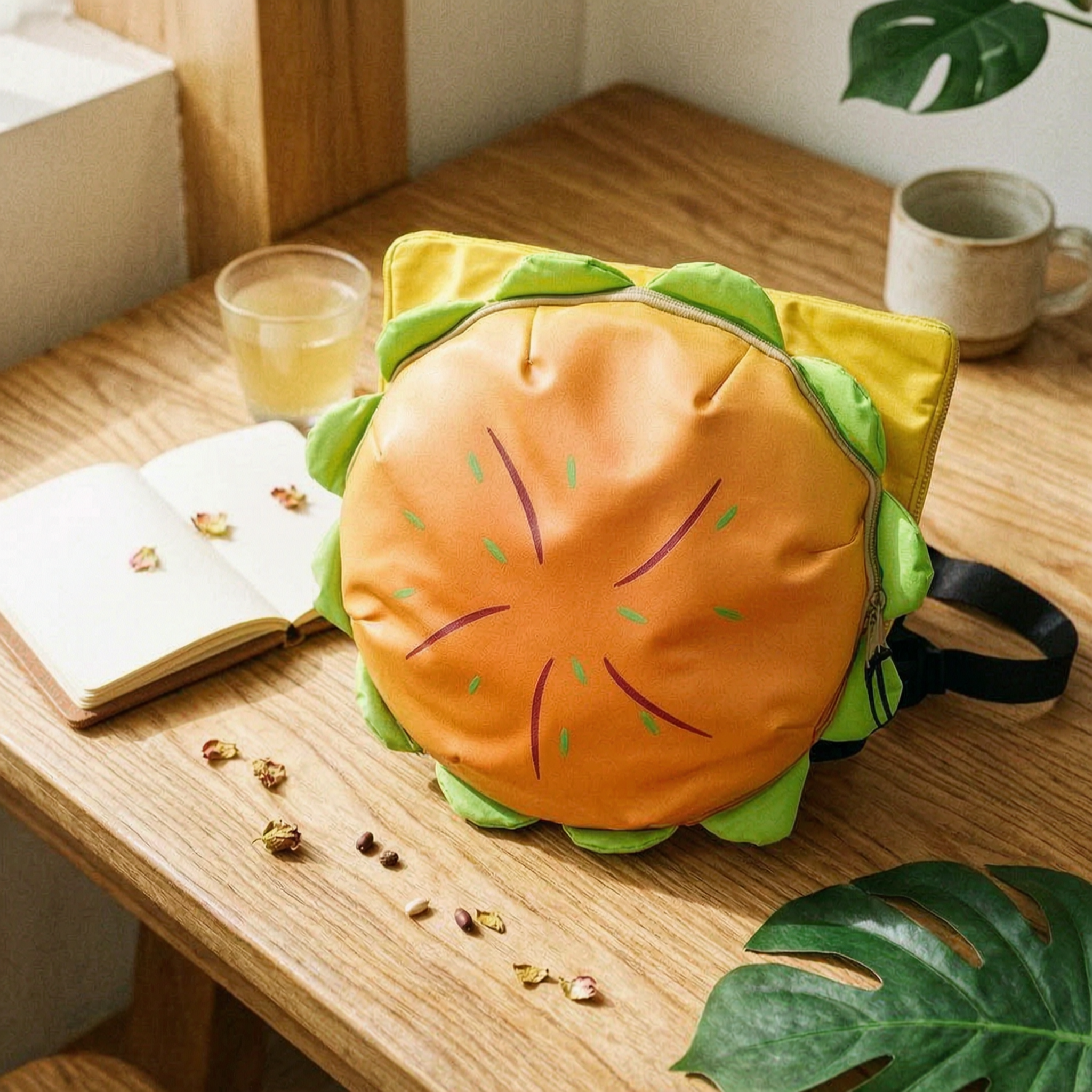 3D Printing Design Free - Hamburger Backpack Cute Cartoon Backpack Hamburger