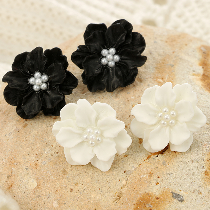 3D Pink White Flower Earrings  - 3D Printing Earrings recensione e prezzo