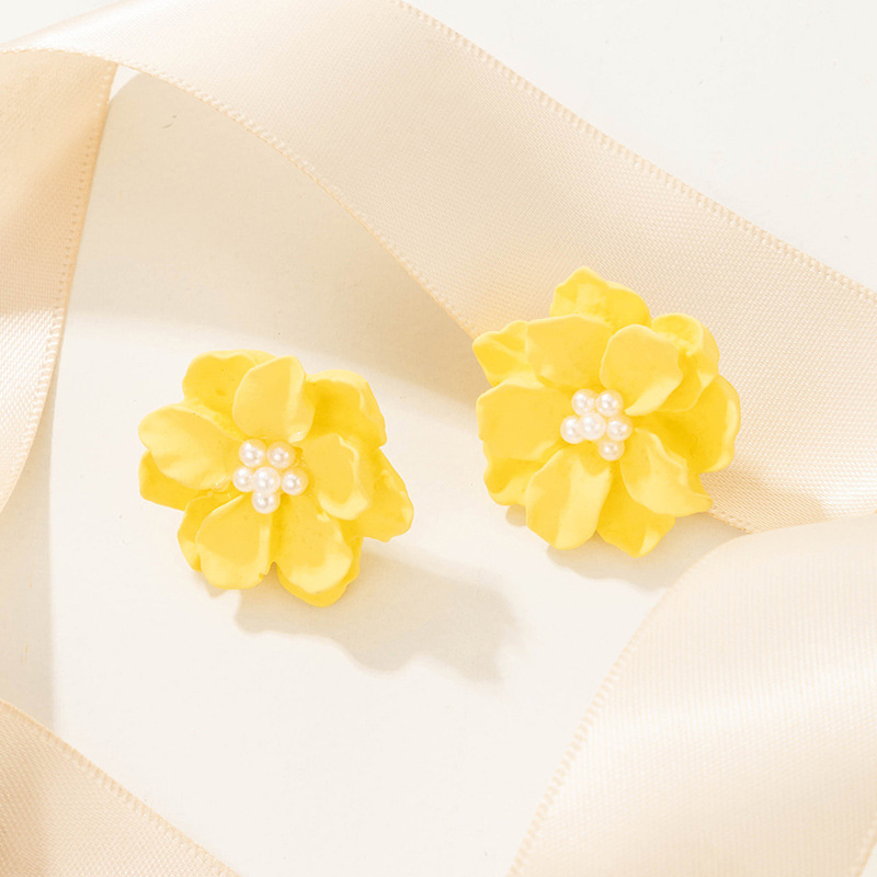 3D Pink White Flower Earrings  - 3D Printing Earrings recensione e prezzo
