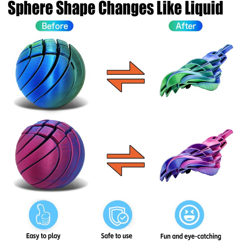 3D Printed Slime Ball Fidget T - 3D Printing Liquid recensione e prezzo