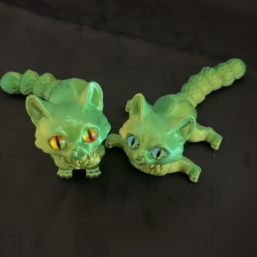 Big Eyes 3D Printed Cat Model  - 3D Printing Material recensione e prezzo