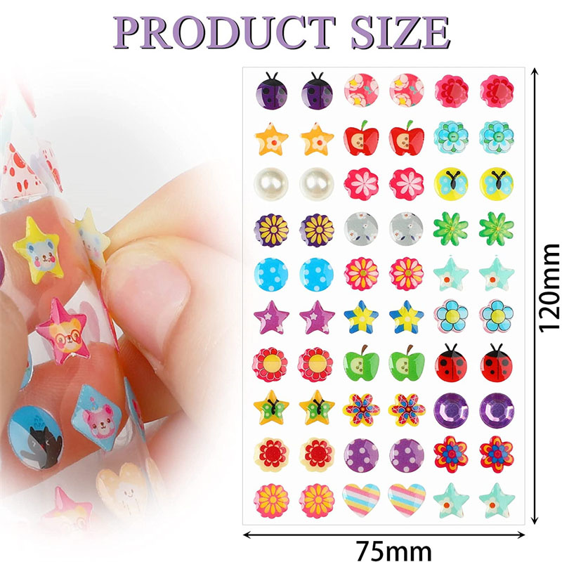 3D Self Adhesive Sticker Earri - 3D Printing Earrings recensione e prezzo