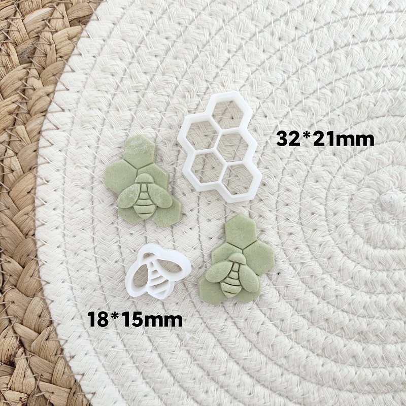 3D Bee Honeycomb Earring Cutti - 3D Printing Earrings recensione e prezzo