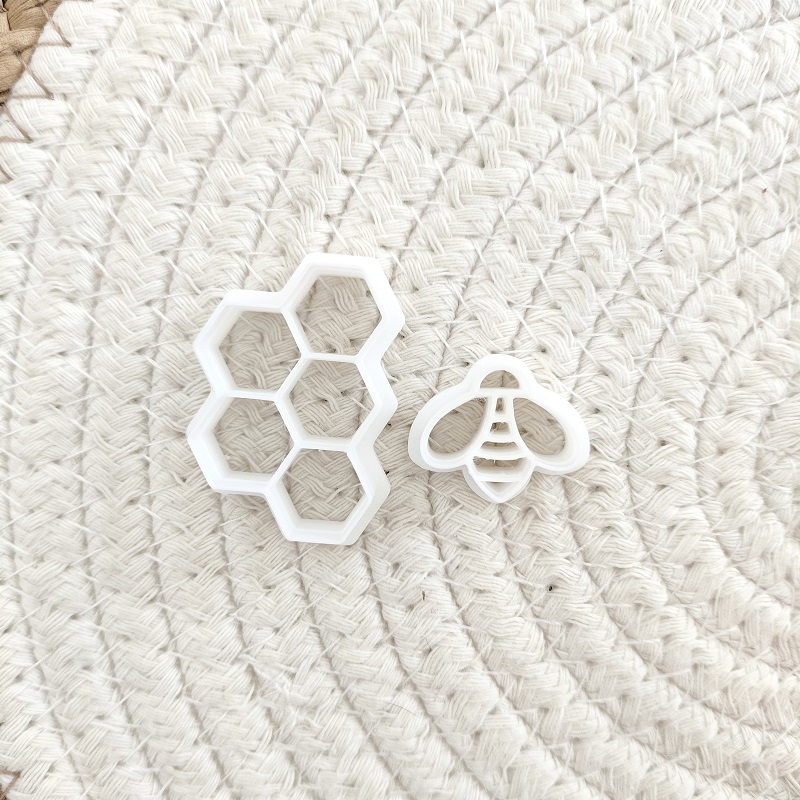 3D Bee Honeycomb Earring Cutti - 3D Printing Earrings recensione e prezzo