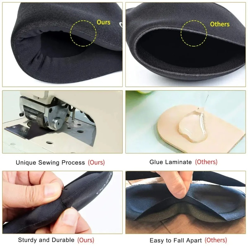 1pc 3D Contoured Sleep Mask Li - 3D Printing Mask recensione e prezzo