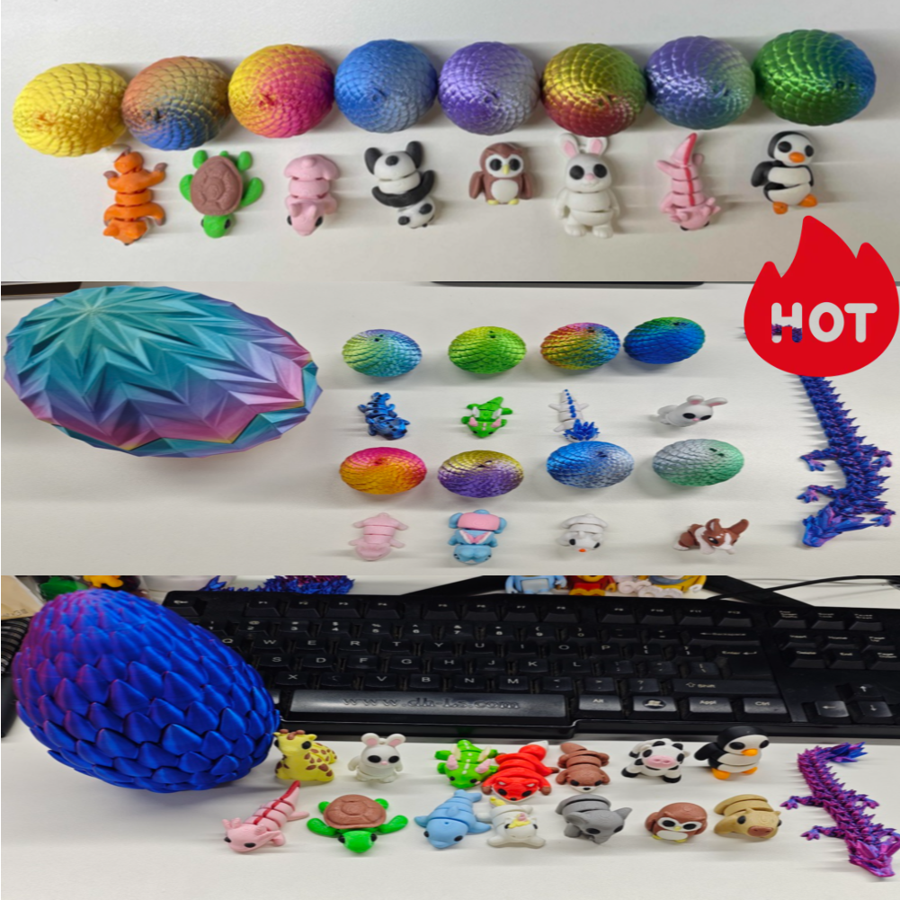 1Set 3D Printed Dragon Eggs wi - 3D Printing Egg recensione e prezzo