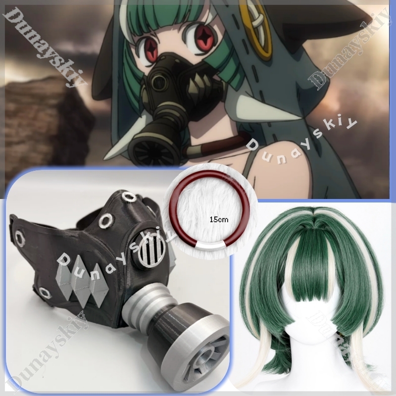 Guita Cyberpunk Gas Mask Green - 3D Printing Mask recensione e prezzo