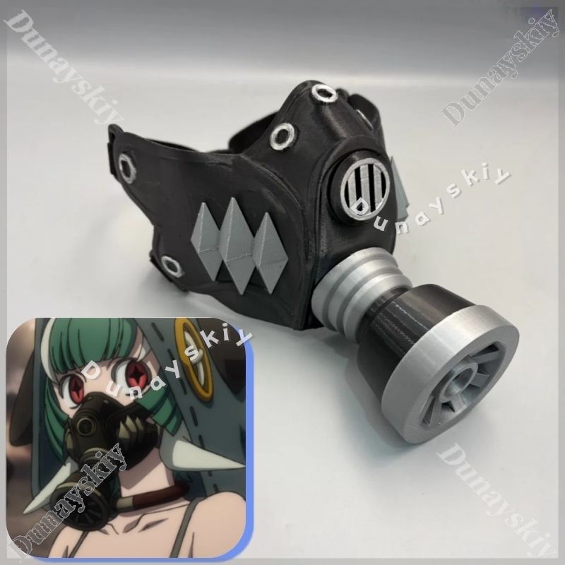 Guita Cyberpunk Gas Mask Green - 3D Printing Mask recensione e prezzo