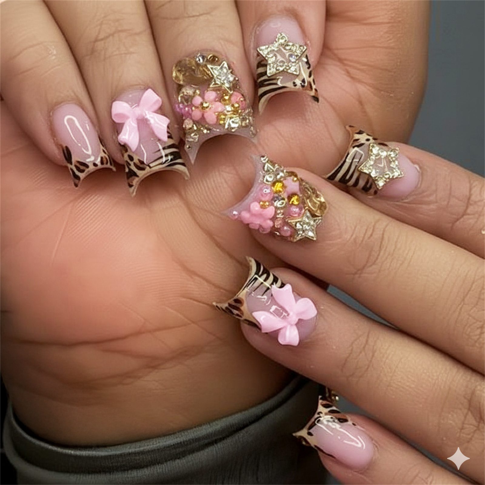 24pcs Nude Pink Sweet Fake Nai - 3D Printing Ptc recensione e prezzo