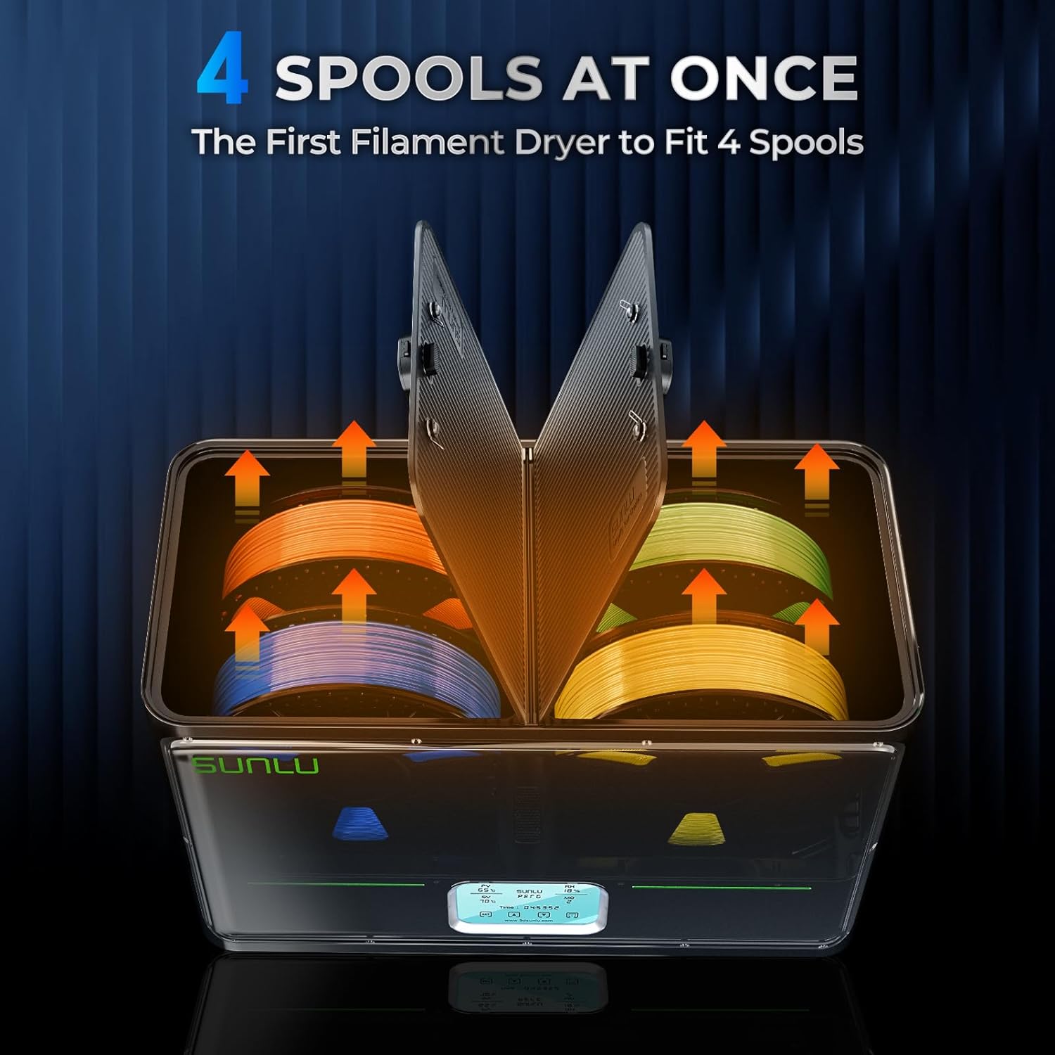 SUNLU S4 Filament Dryer Box 4  - 3D Printing Ptc recensione e prezzo