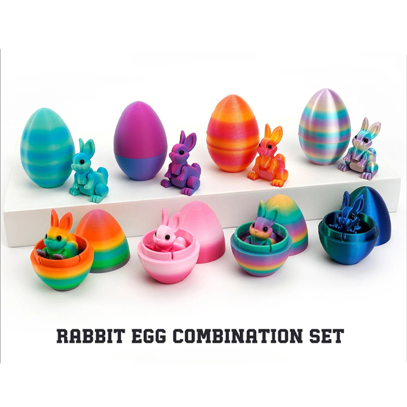 3D Printed Rabbit Eggs Figurin - 3D Printing Egg recensione e prezzo