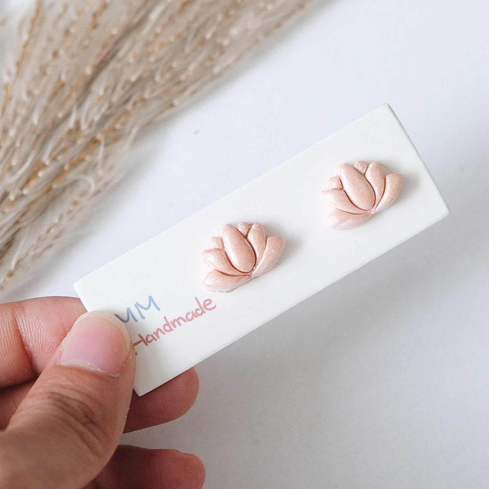 1pc Lotus Flower Clay Cutters  - 3D Printing Earrings recensione e prezzo