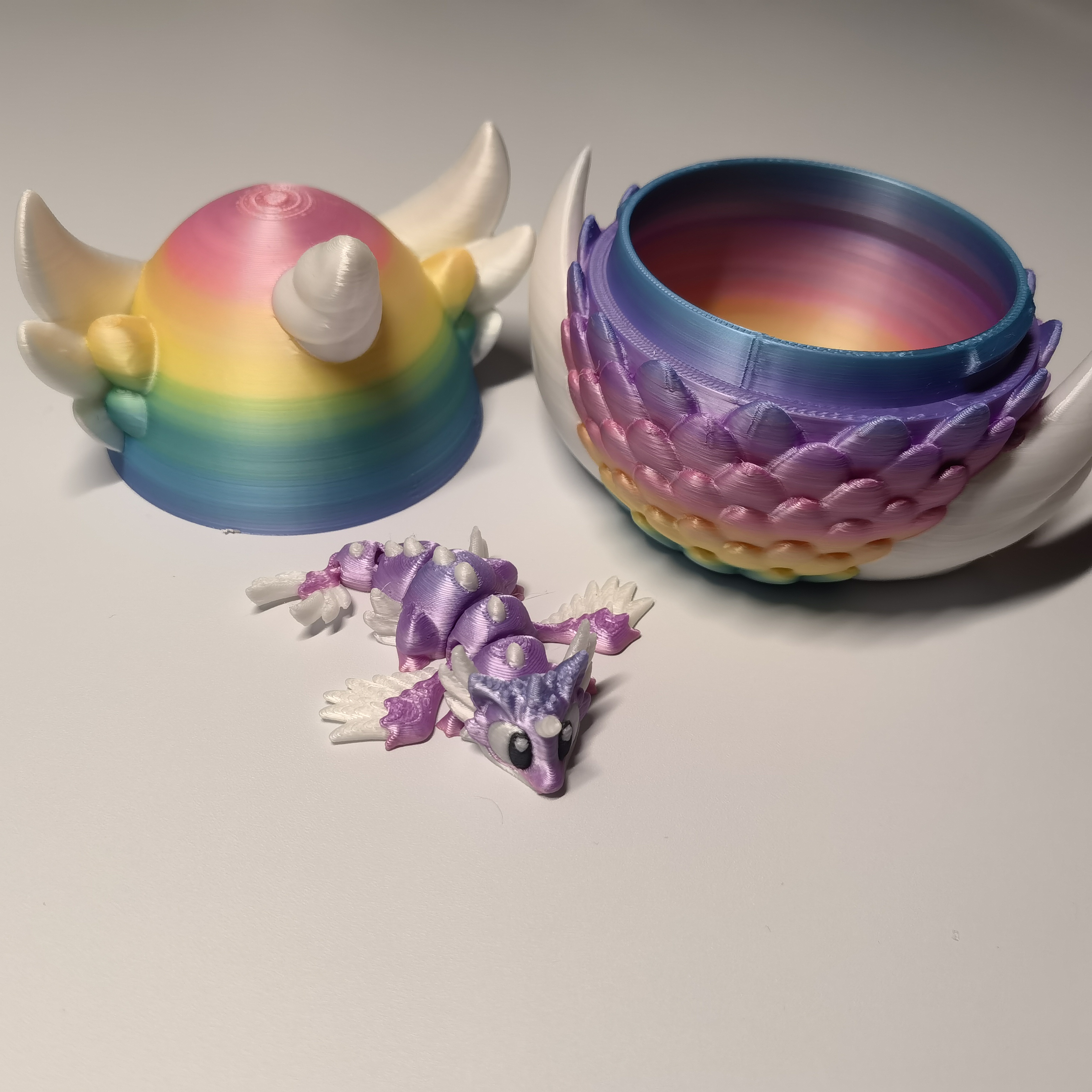Gradient 3D Printed Dragon Egg - 3D Printing Egg recensione e prezzo