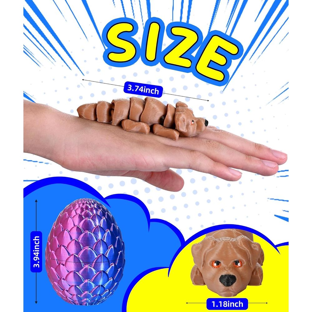 GemmiCho 3Pcs 3D Printed Dog w - 3D Printing Egg recensione e prezzo