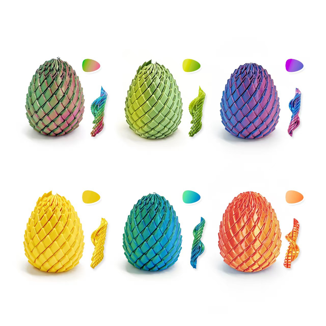 NEW 3D Printed Spiral Fidget D - 3D Printing Egg recensione e prezzo
