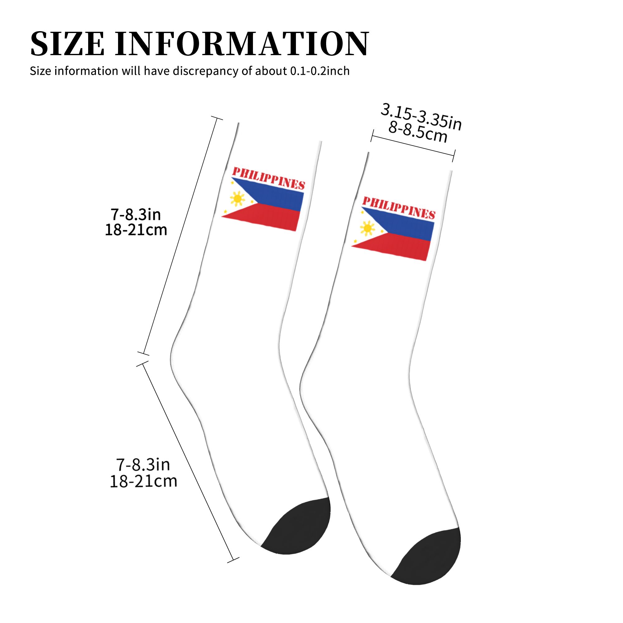 Harajuku Philippines Flag Sock - 3D Printing Youtube recensione e prezzo