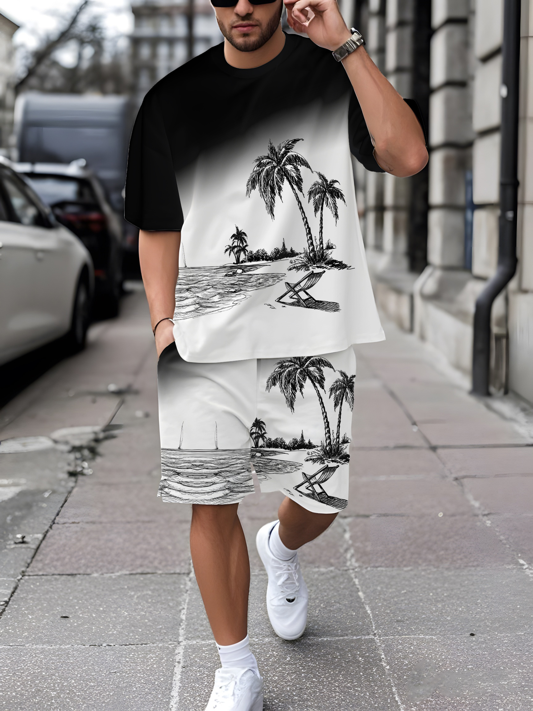 2026 Summer New Men's Short-Sl - 3D Printing Design Free recensione e prezzo