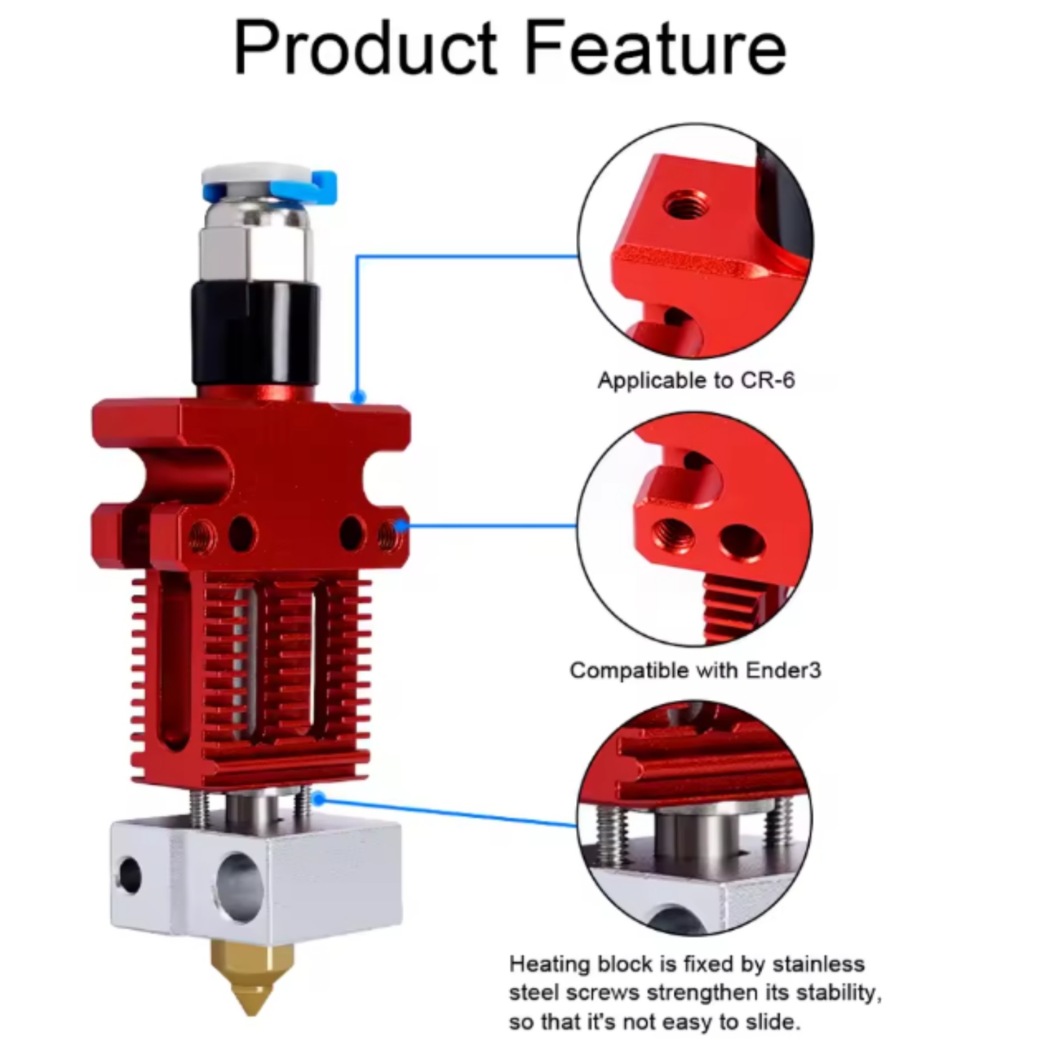 Creality CR-6 SE Hotend Kit, A - 3D Printer Extruder recensione e prezzo