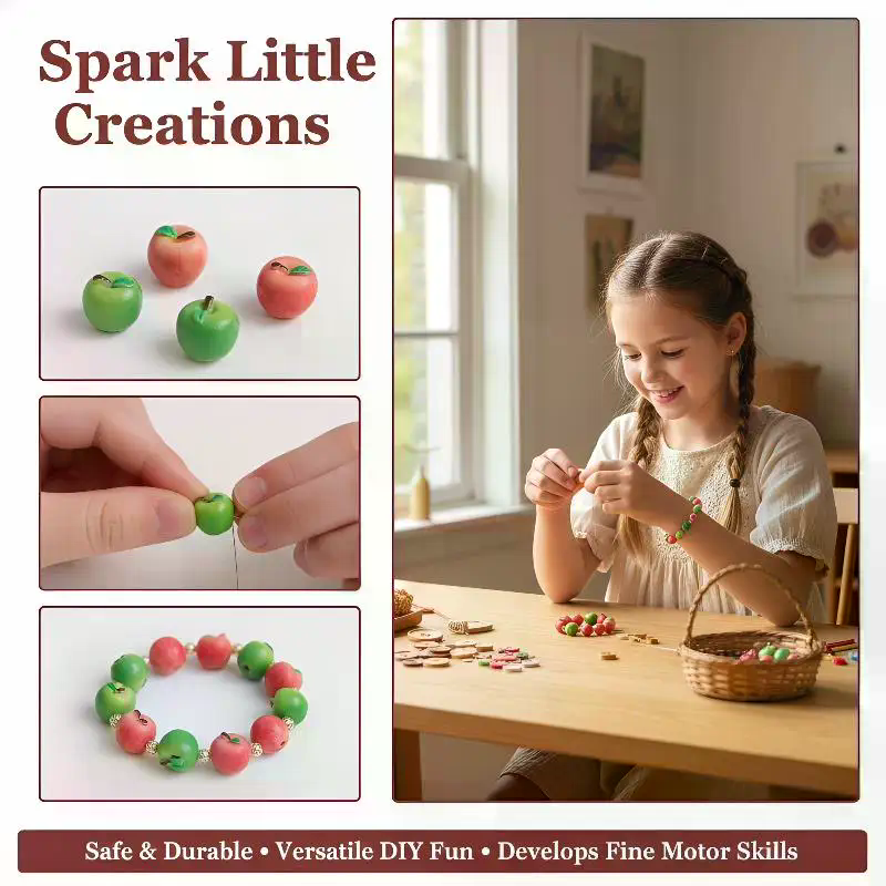 Cute Fruit Resin Loose Beads 3 - 3D Printing Earrings recensione e prezzo