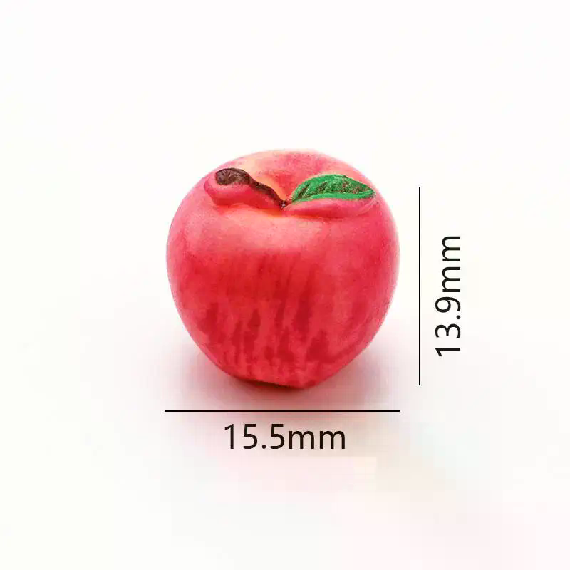 Cute Fruit Resin Loose Beads 3 - 3D Printing Earrings recensione e prezzo