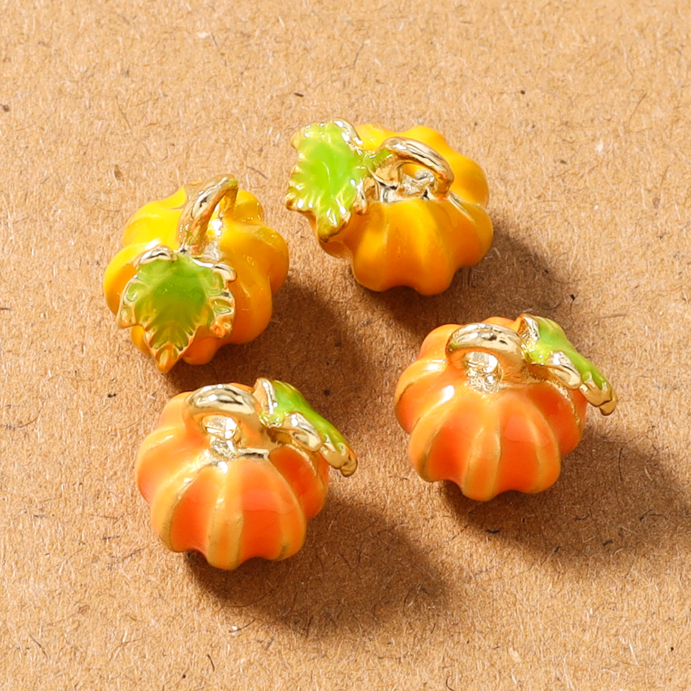 5pcs Cute Enamel 3D Pumpkin Ch - 3D Printing Earrings recensione e prezzo