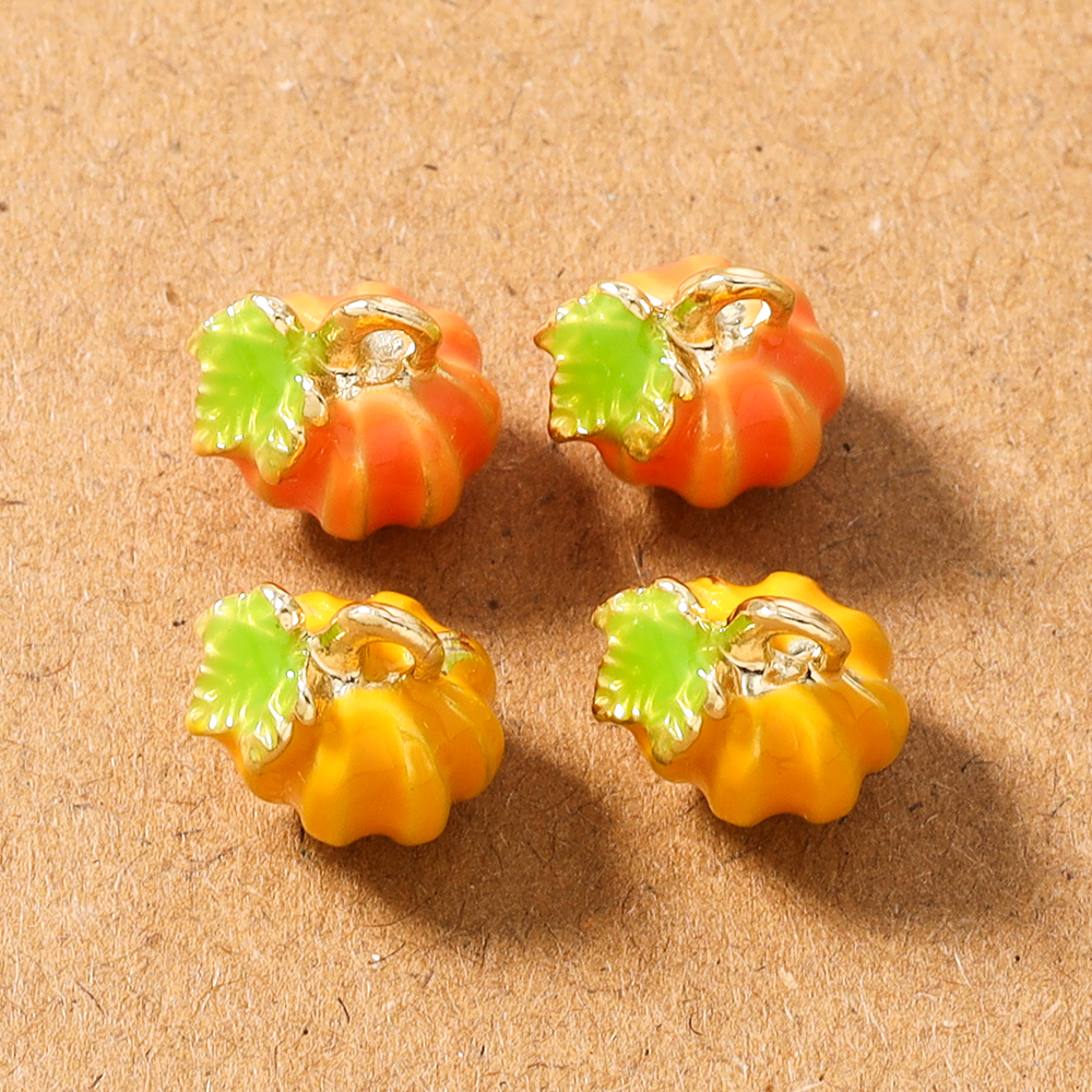 5pcs Cute Enamel 3D Pumpkin Ch - 3D Printing Earrings recensione e prezzo