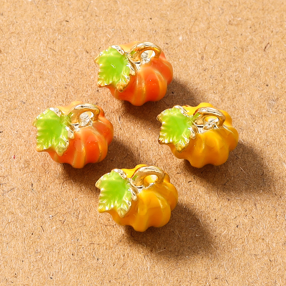 5pcs Cute Enamel 3D Pumpkin Ch - 3D Printing Earrings recensione e prezzo