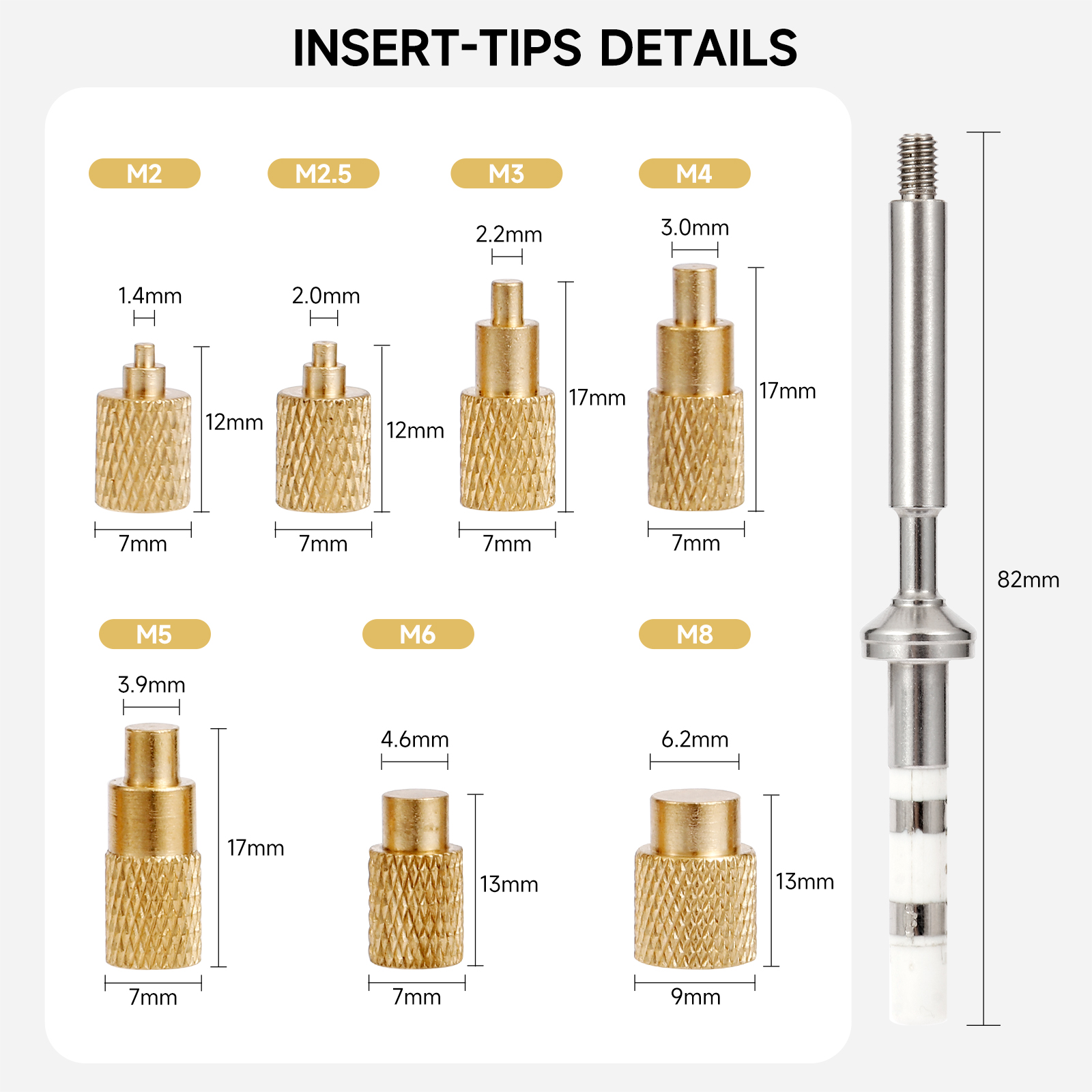 ST Soldering Tips Heat Set Ins - 3D Printing Pdf recensione e prezzo
