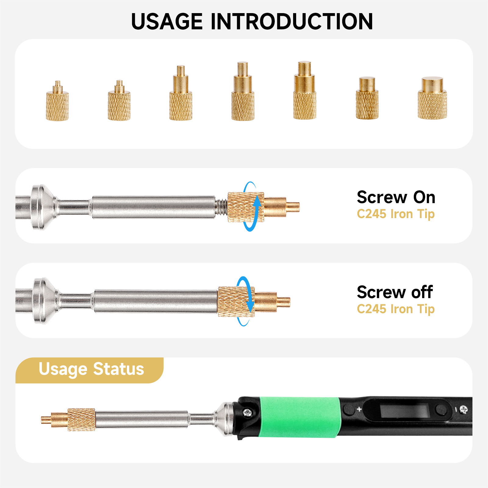 ST Soldering Tips Heat Set Ins - 3D Printing Pdf recensione e prezzo