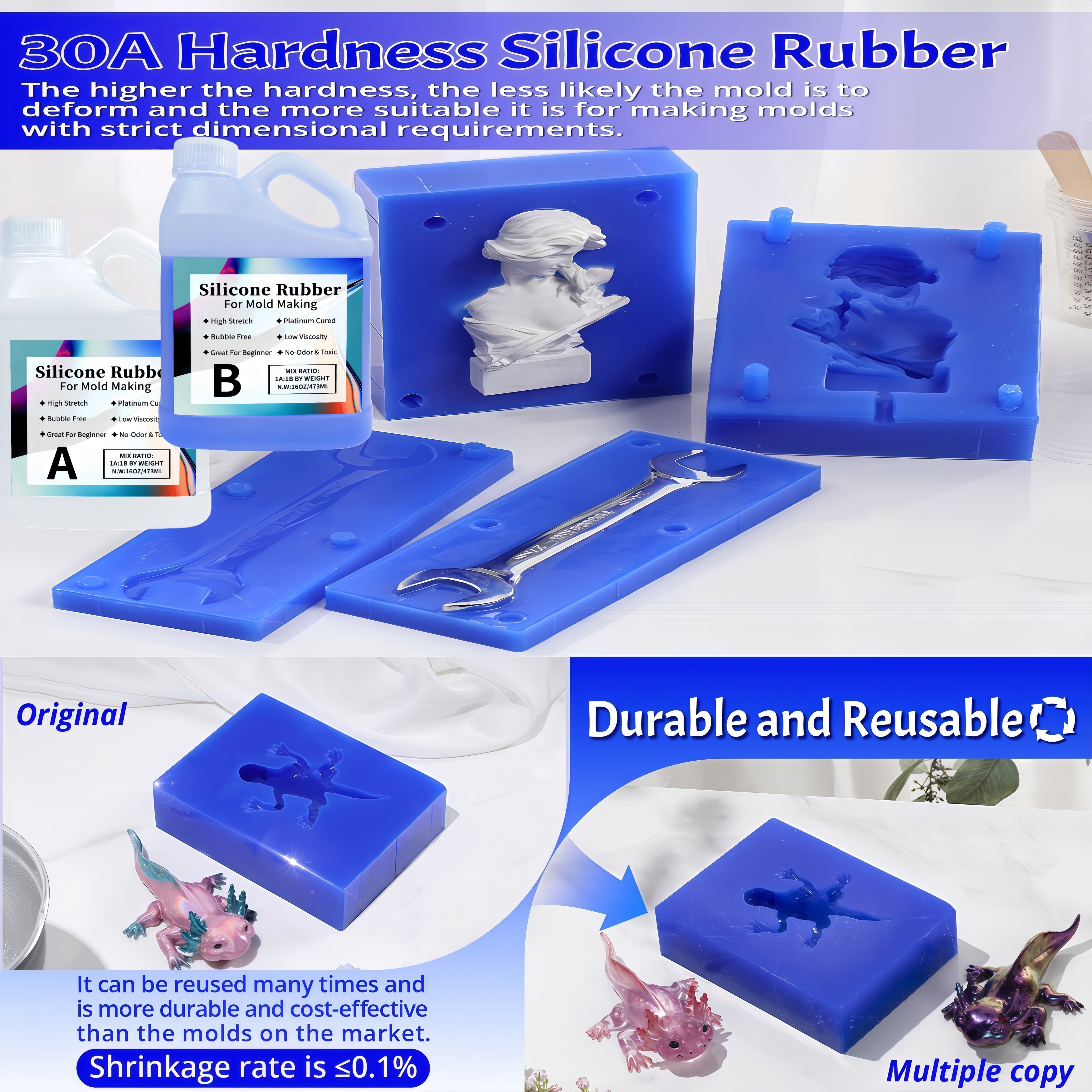 Platinum-Cured 15A Liquid Sili - 3D Printing Liquid recensione e prezzo