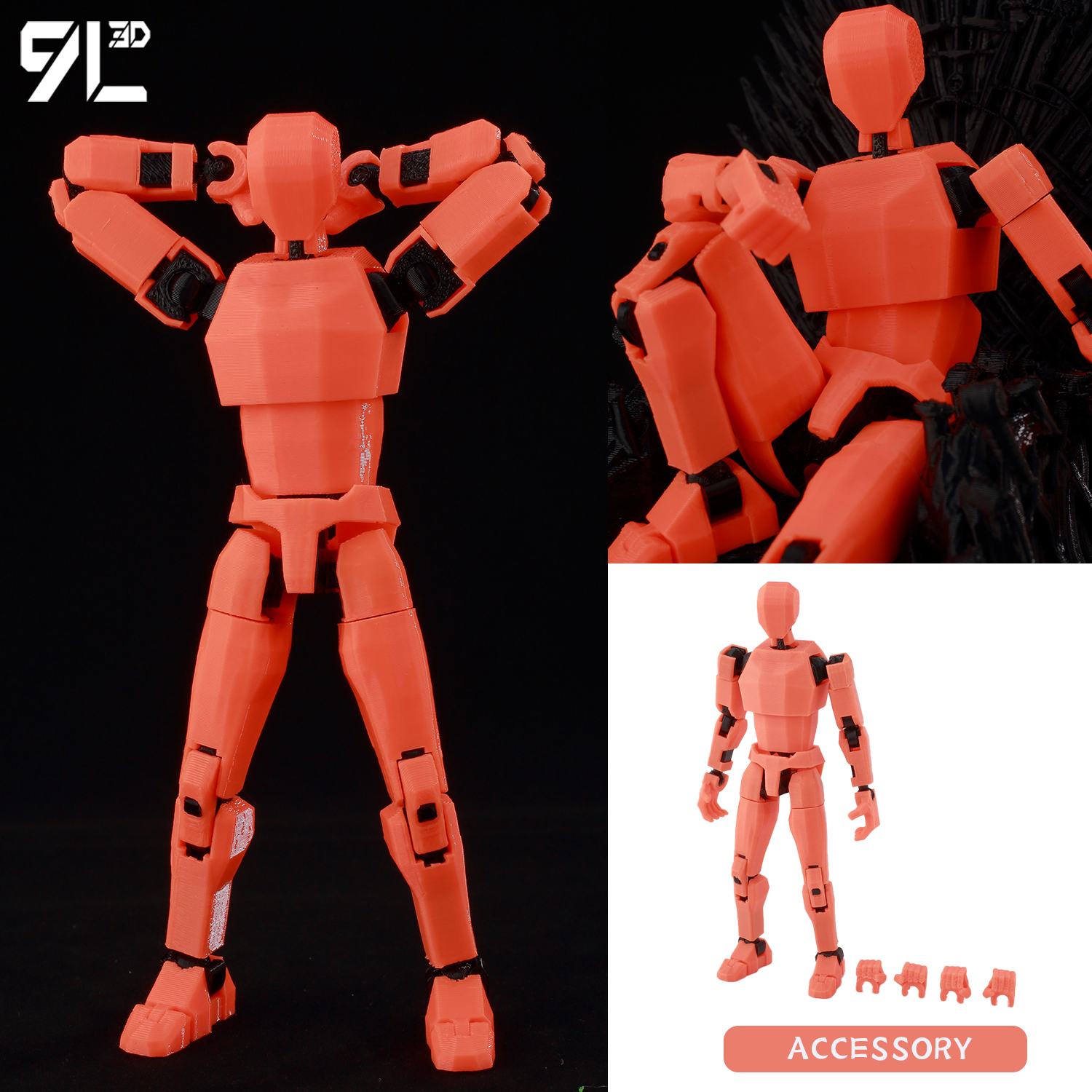 9L 3D Printed Articulated Dumm - 3D Printing Pdf recensione e prezzo