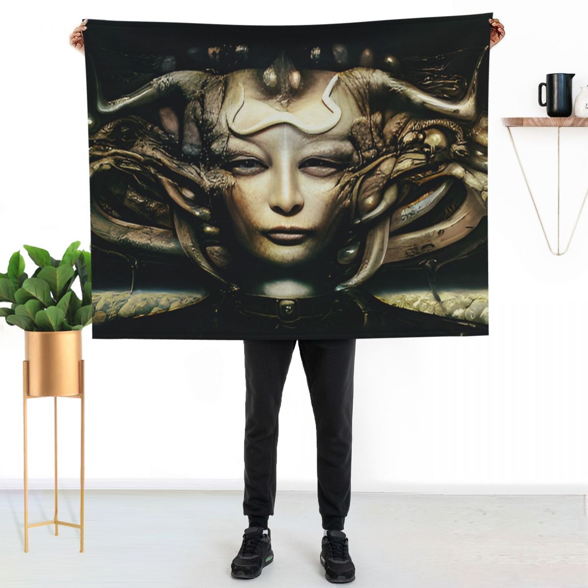 HR Giger Xenomorph Woman Throw - 3D Printing Xenomorph recensione e prezzo