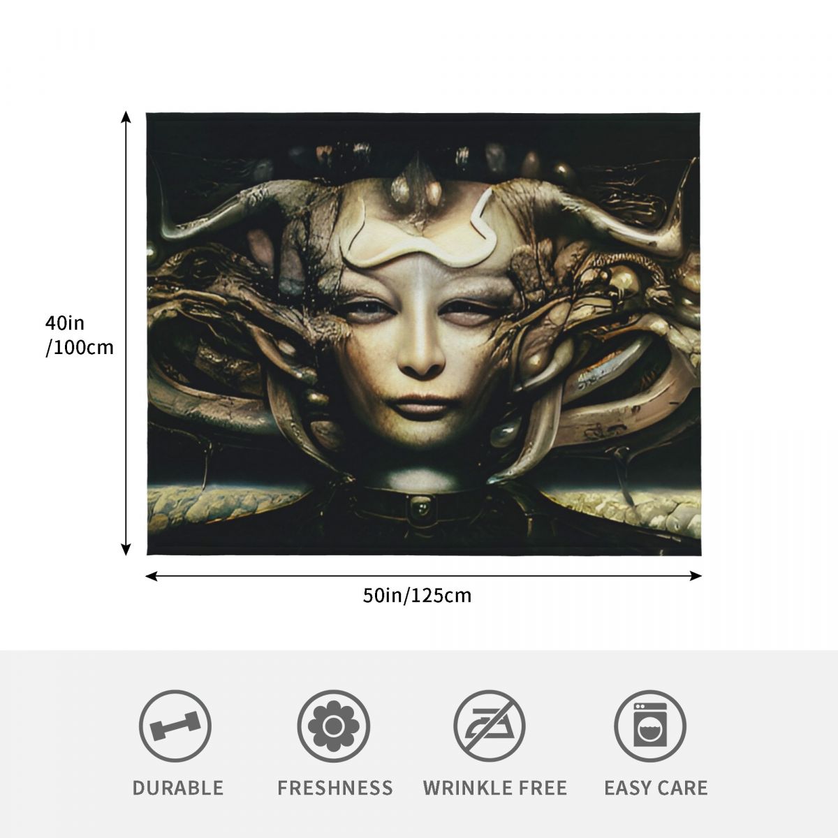 HR Giger Xenomorph Woman Throw - 3D Printing Xenomorph recensione e prezzo