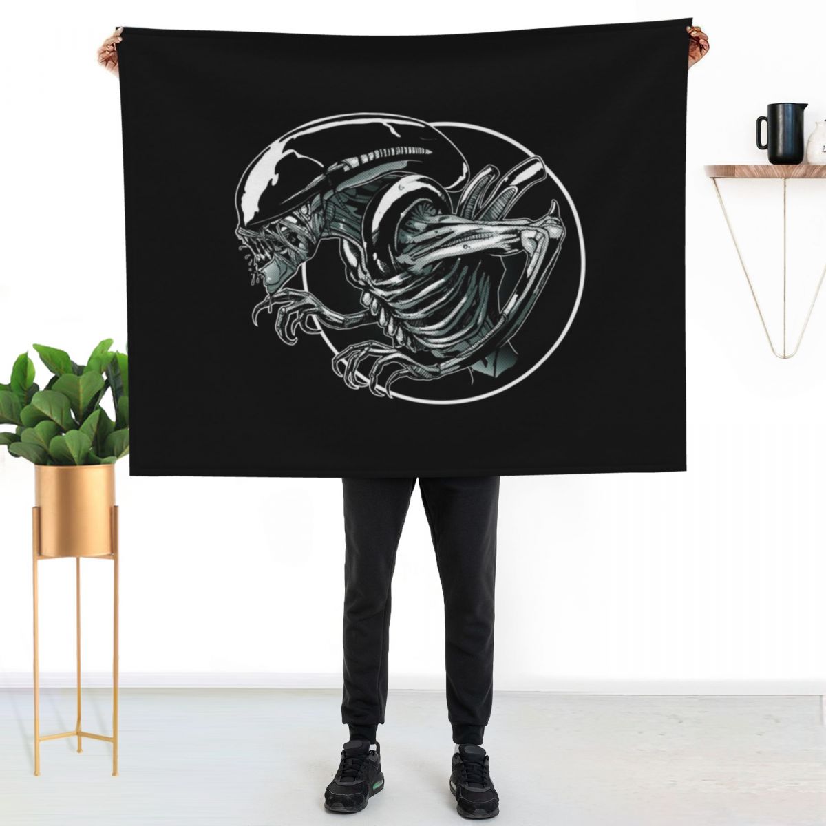aliens xenomorph Throw Blanket - 3D Printing Xenomorph recensione e prezzo