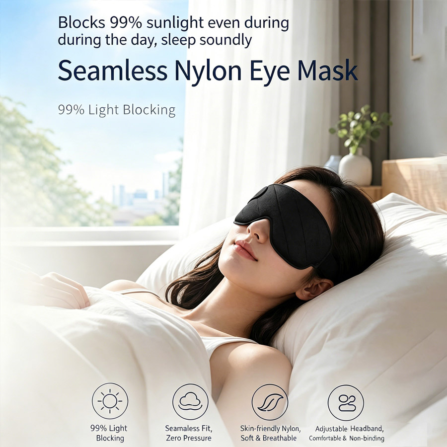 3/1pcs 3D Contoured Sleep Mask - 3D Printing Mask recensione e prezzo
