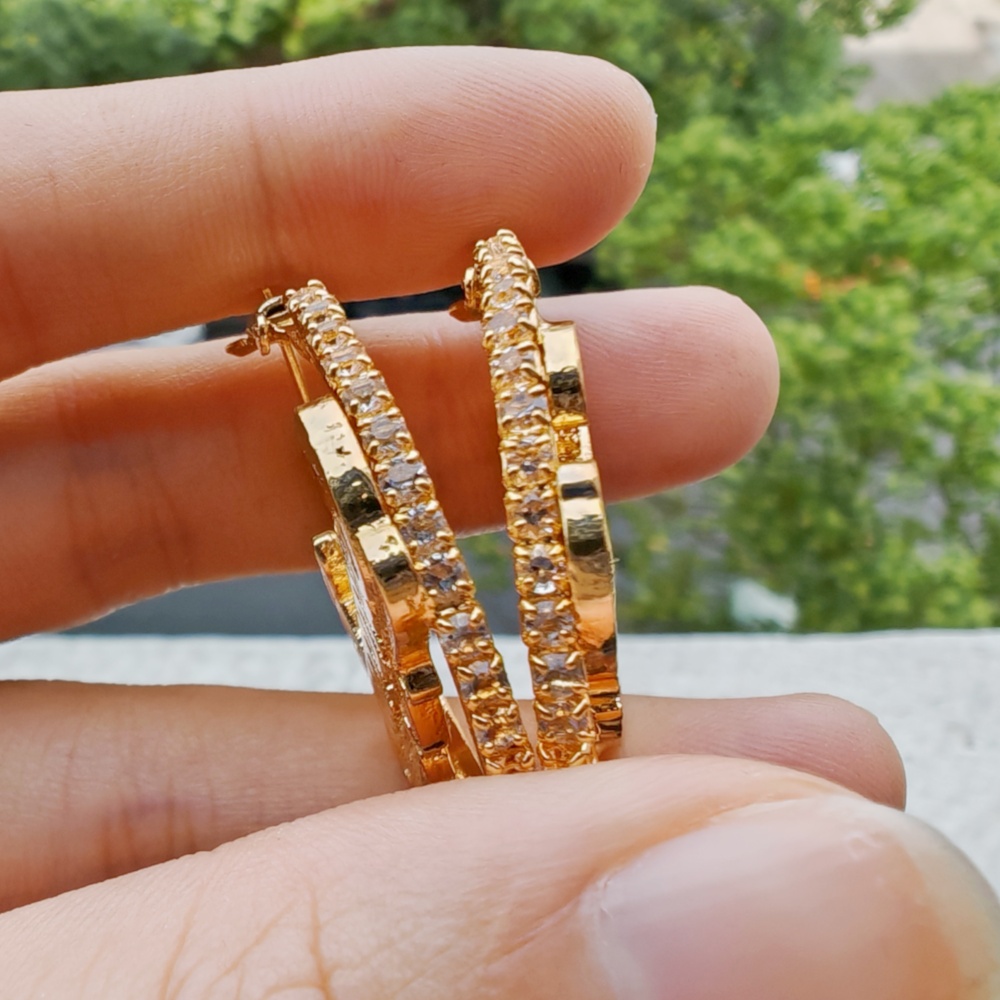 LeeChee Mini White Zircon Cust - 3D Printing Earrings recensione e prezzo