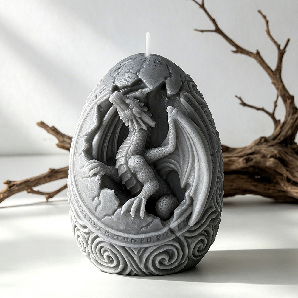 3D DIY Dinosaur Egg Candle Mol - 3D Printing Egg recensione e prezzo