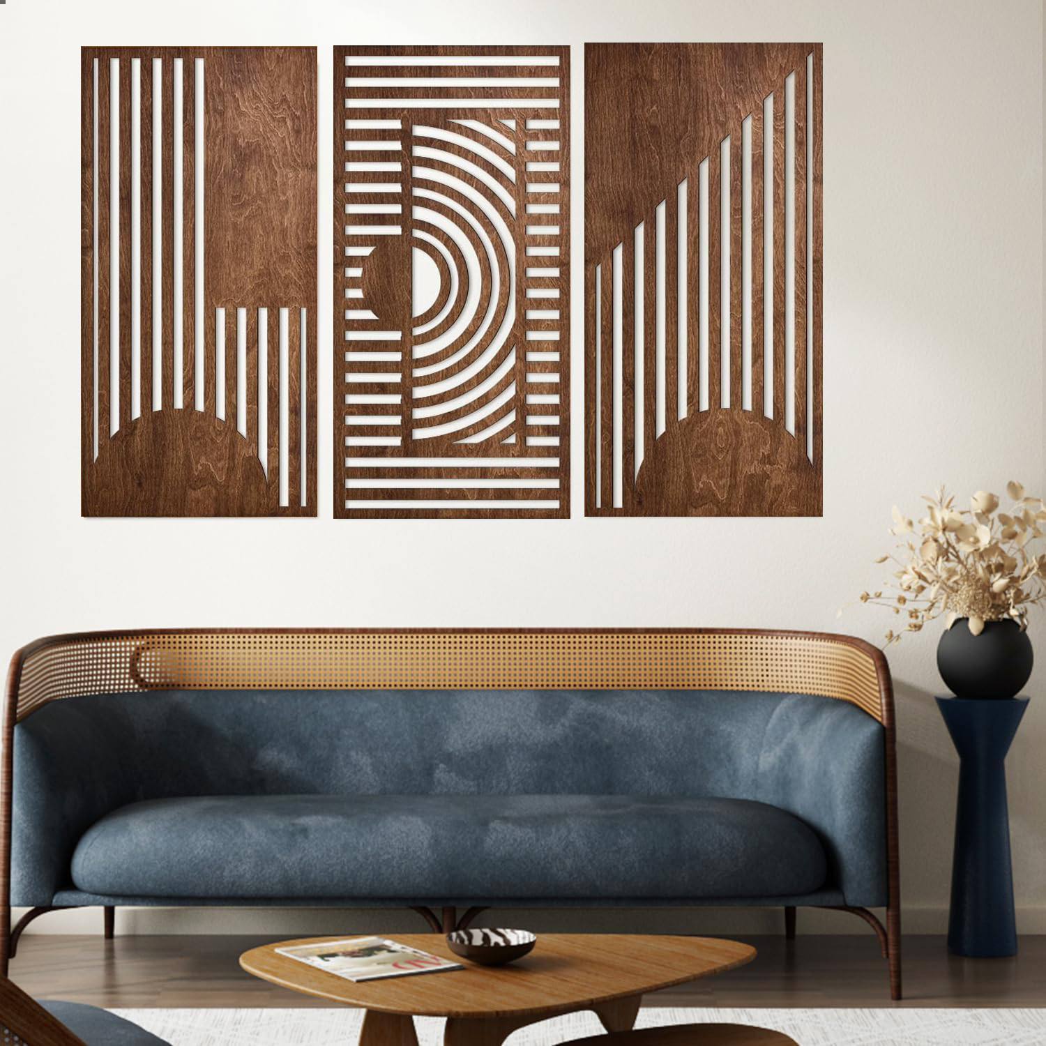 3 Pcs Geometric Wood Wall Art  - 3D Printing Objects recensione e prezzo