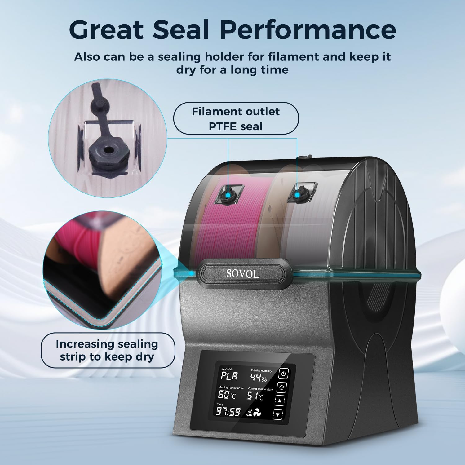 Sovol Filament Dryer SH02 Dry  - 3D Printing Ptc recensione e prezzo