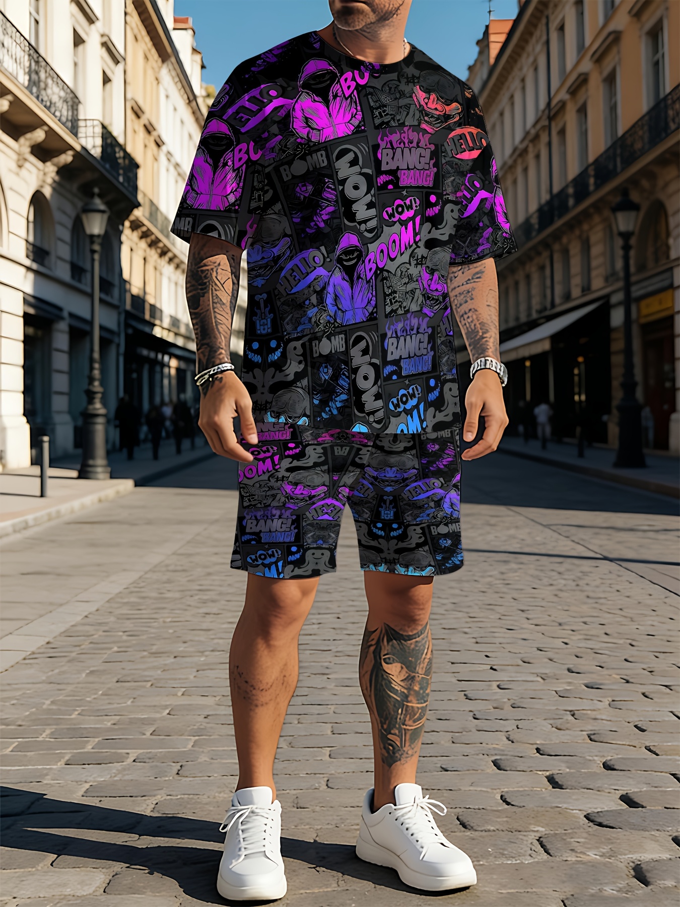 2026 Summer New Men's Short-Sl - 3D Printing Design Free recensione e prezzo