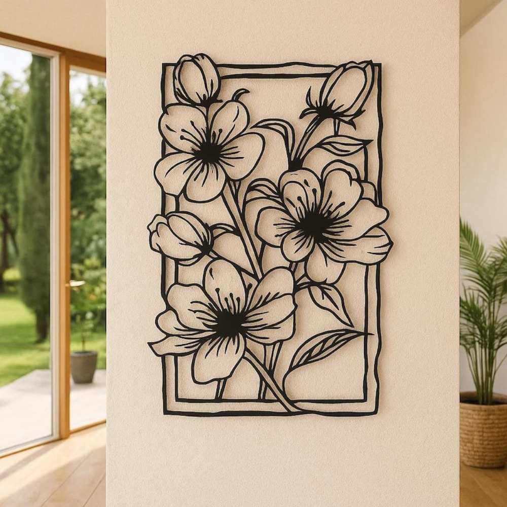 3D Rose Gold Metal Flower Wall - 3D Printing Objects recensione e prezzo