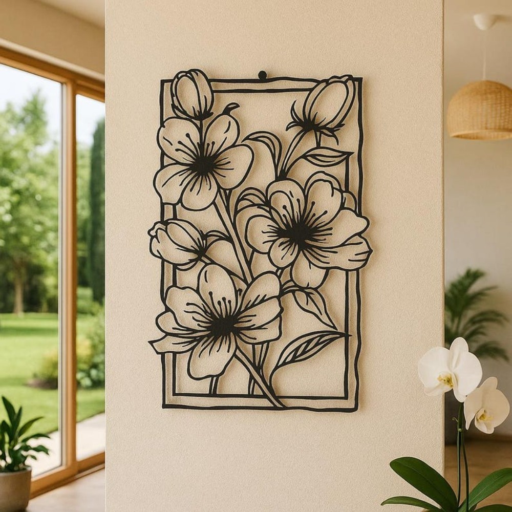 3D Rose Gold Metal Flower Wall - 3D Printing Objects recensione e prezzo