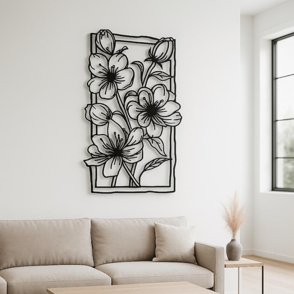 3D Rose Gold Metal Flower Wall - 3D Printing Objects recensione e prezzo