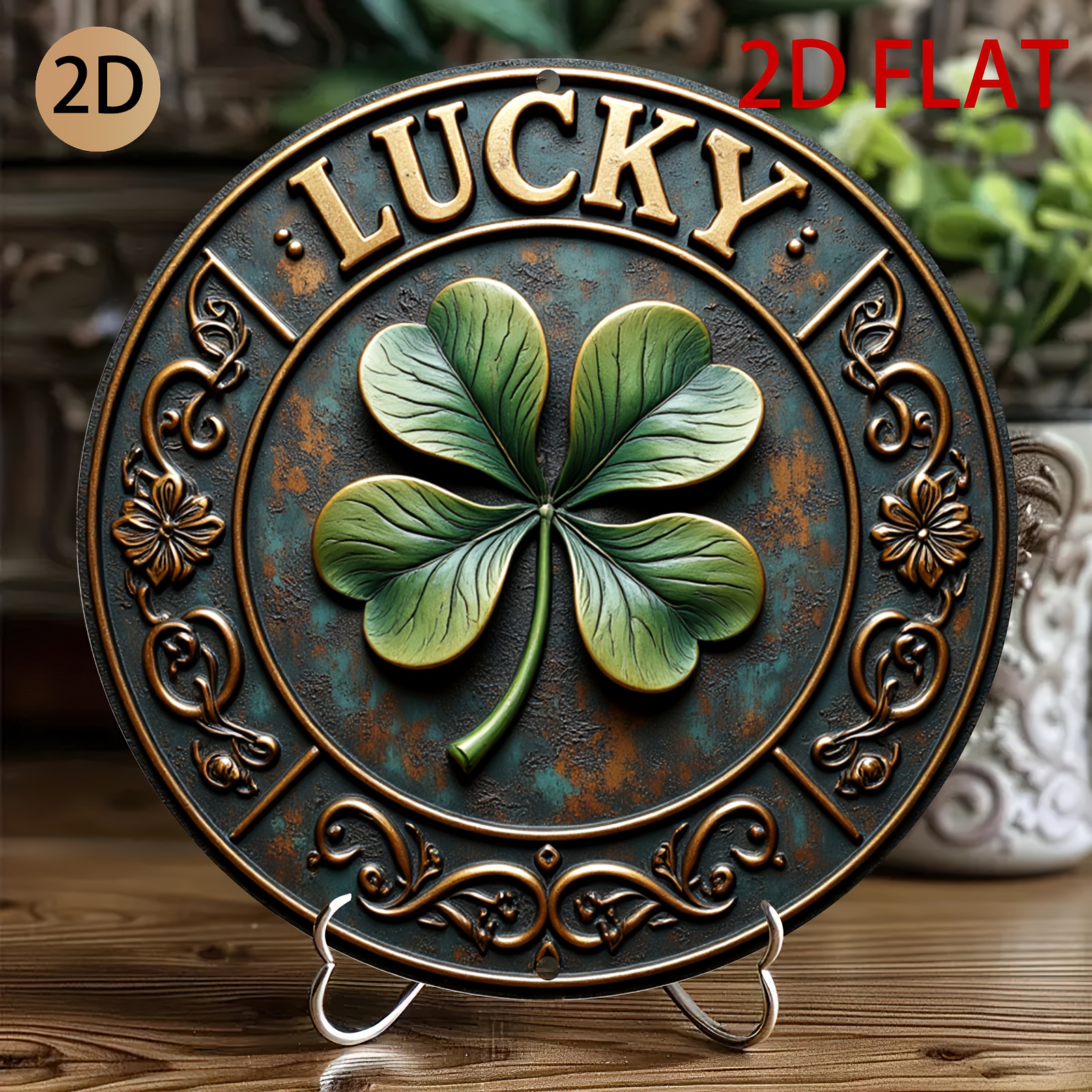 Vintage Rustic Metal Lucky Clo - 3D Printing Objects recensione e prezzo