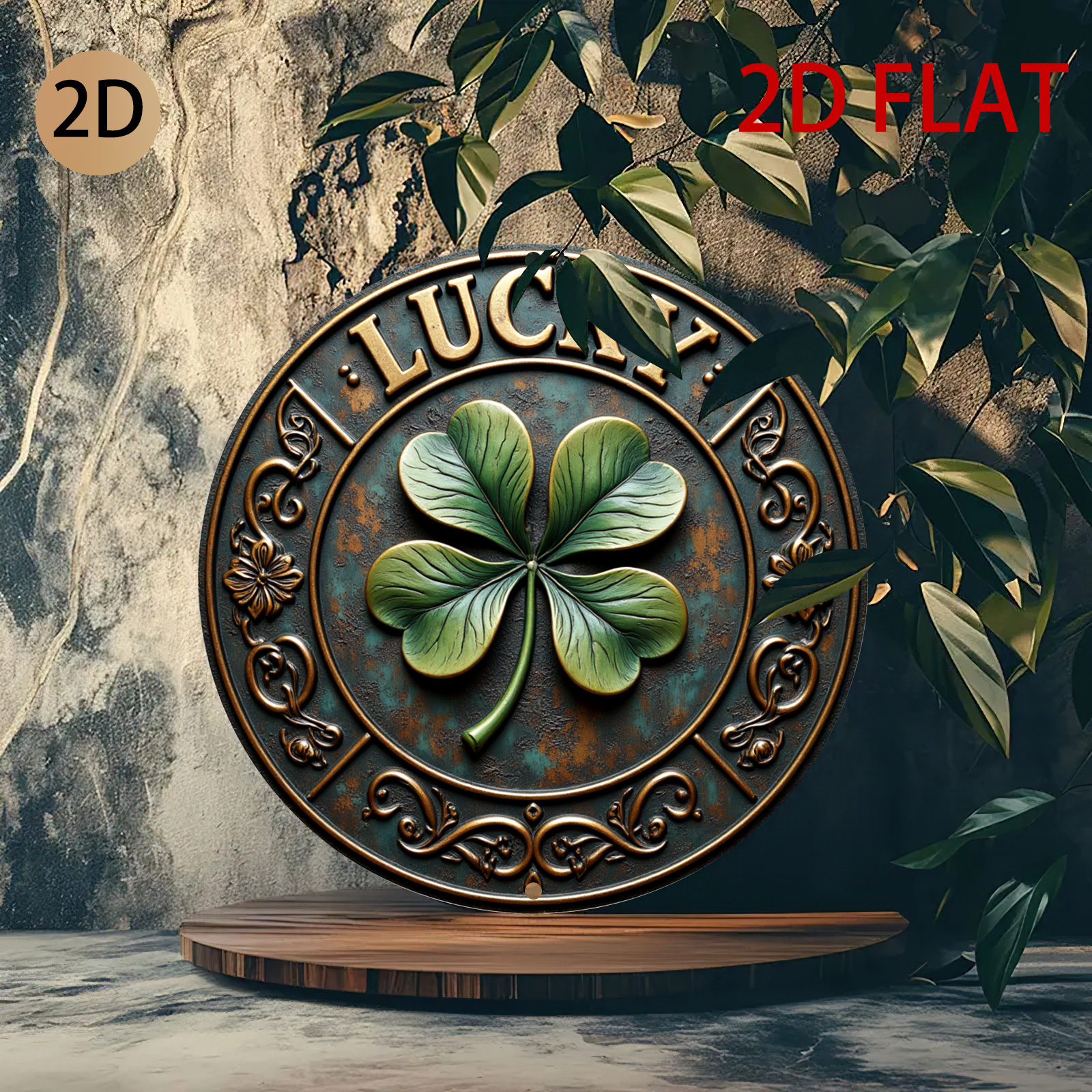 Vintage Rustic Metal Lucky Clo - 3D Printing Objects recensione e prezzo